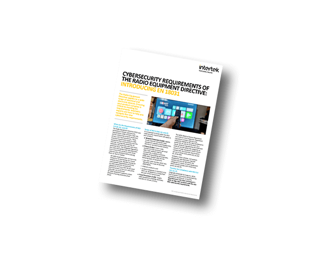 EN 18031 RED cybersecurity requirements