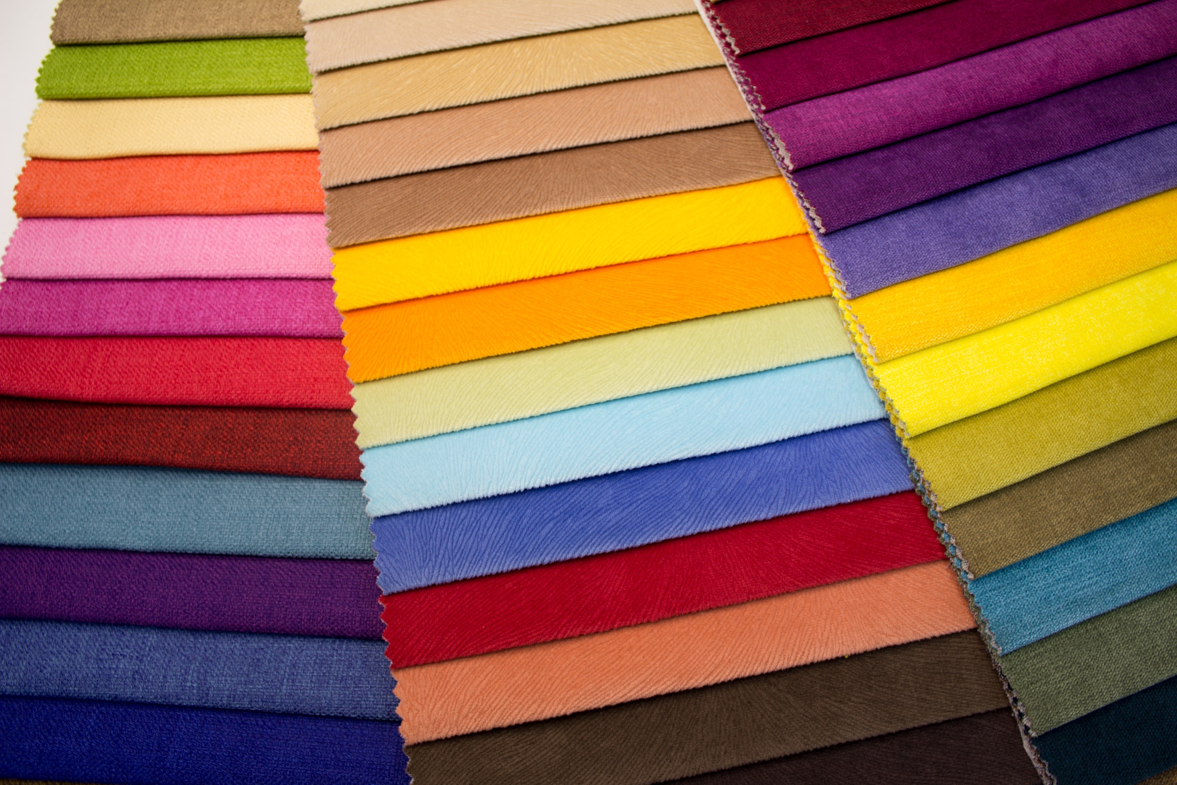bunte Textilien