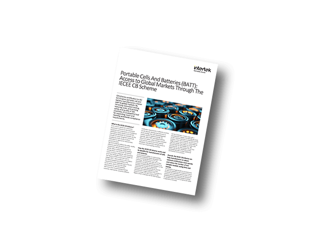 CB Scheme für Batterien