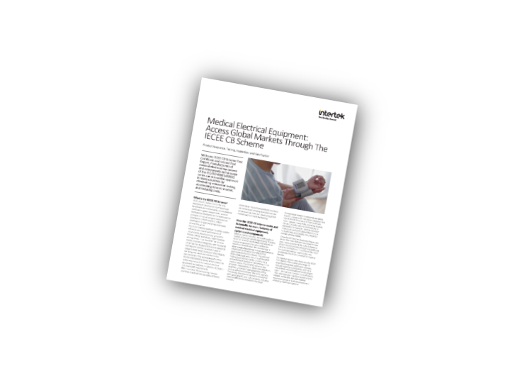 CB Scheme für Medizinprodukte | Factsheet